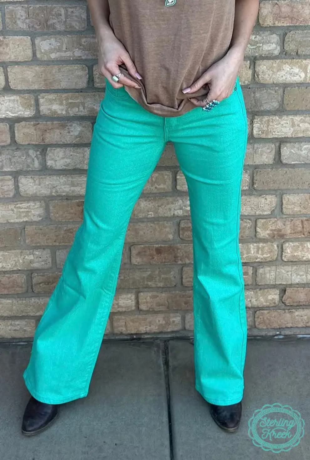 Sterling Kreek Walking West Denim (Turquoise)