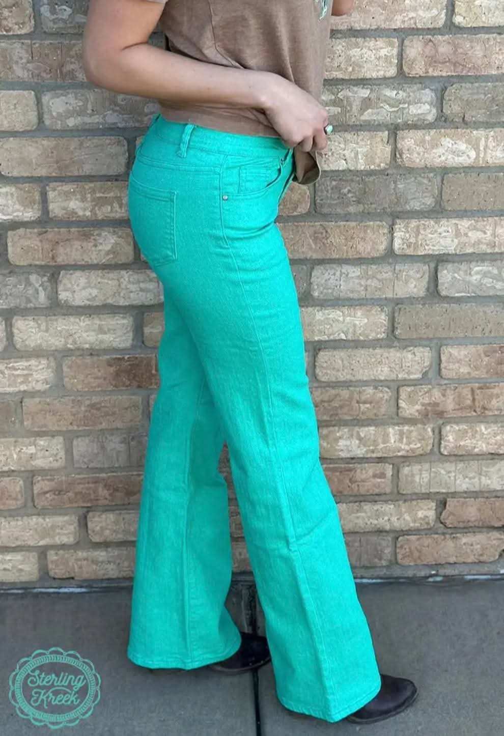 Sterling Kreek Walking West Denim (Turquoise)
