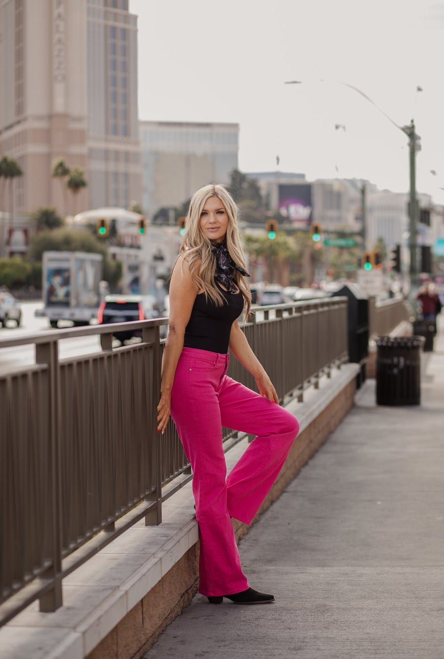 STERLING KREEK WALKING WEST DENIM PINK (LONG)