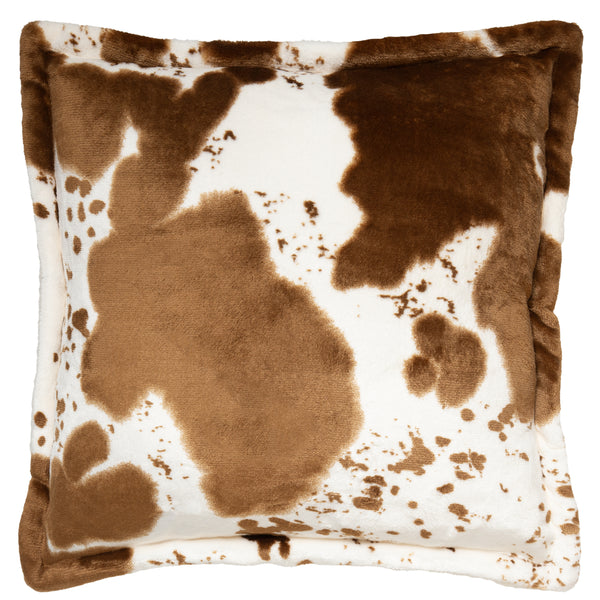 Carstens Hair on Hide Plush Sherpa Pillow