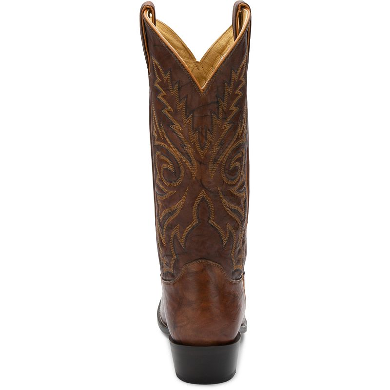 Justin Men's Elmer 13" Western Boot (Chestnut Marbled Deerlite)