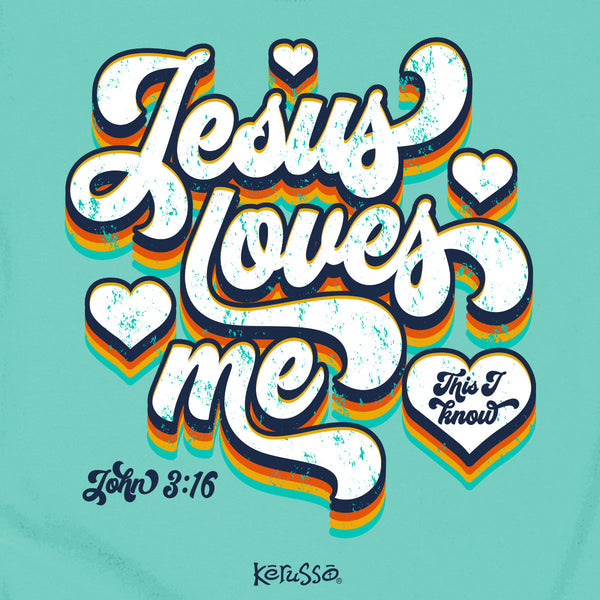 Kerusso Jesus Loves Me Kid's T-Shirt
