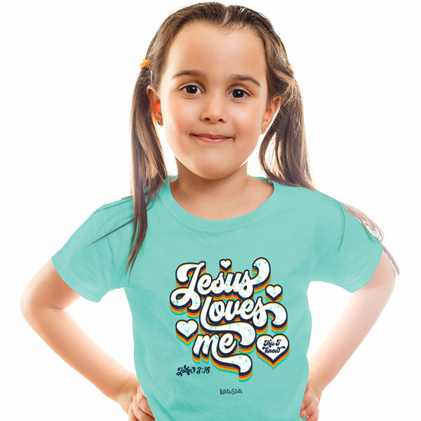 Kerusso Jesus Loves Me Kid's T-Shirt