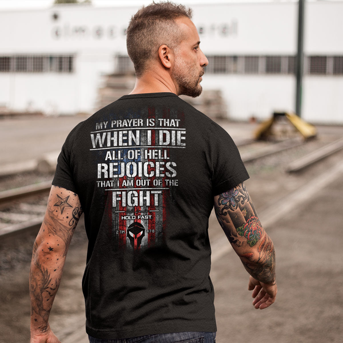 HOLD FAST Mens T-Shirt (The Good Fight)