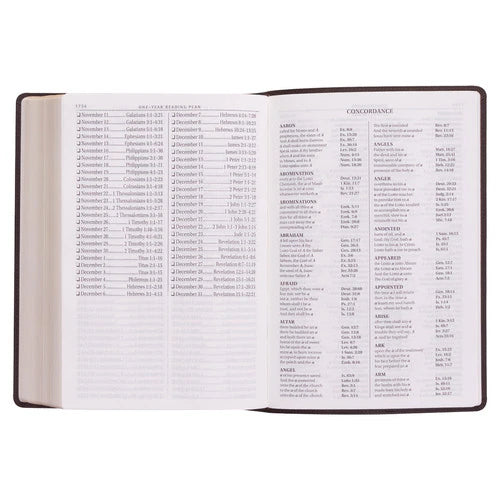Super Giant Print Bible Dark Brown Faux Leather (KJV)