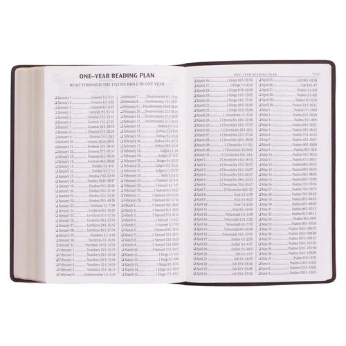 Super Giant Print Bible Dark Brown Faux Leather (KJV)