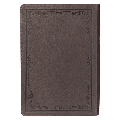 Super Giant Print Bible Dark Brown Faux Leather (KJV)