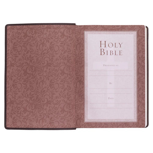 Super Giant Print Bible Dark Brown Faux Leather (KJV)