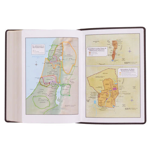 Super Giant Print Bible Dark Brown Faux Leather (KJV)
