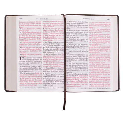 Super Giant Print Bible Dark Brown Faux Leather (KJV)