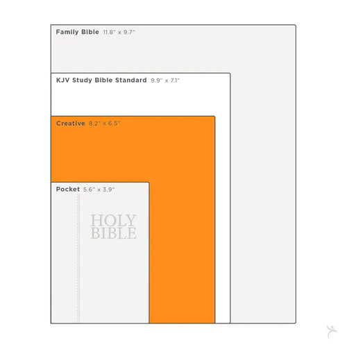 My Creative Bible - Purple Faux Leather Hardcover (KJV)