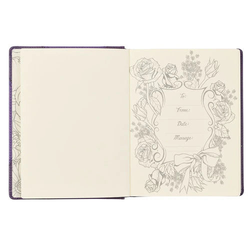 My Creative Bible - Purple Faux Leather Hardcover (KJV)