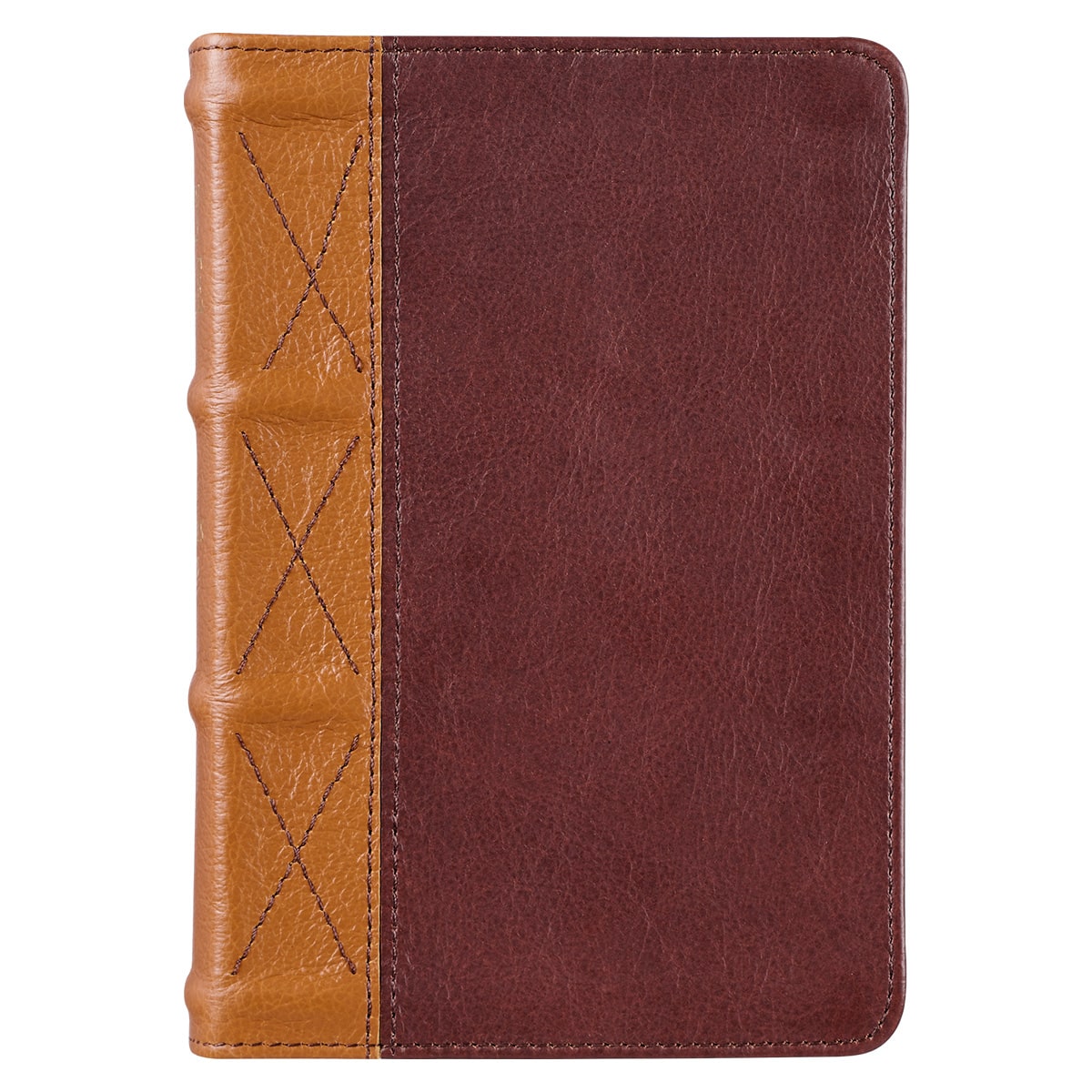 Saddle Tan & Butterscotch Large Print Compact Bible (KJV)