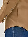 Wrangler Men's Cowboy Cut® Firm Finish Twill Western Snap Work Shirt