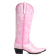 Myra Valentina Trail Hand-Tooled Women's Boots in Pink