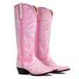 Myra Valentina Trail Hand-Tooled Women's Boots in Pink
