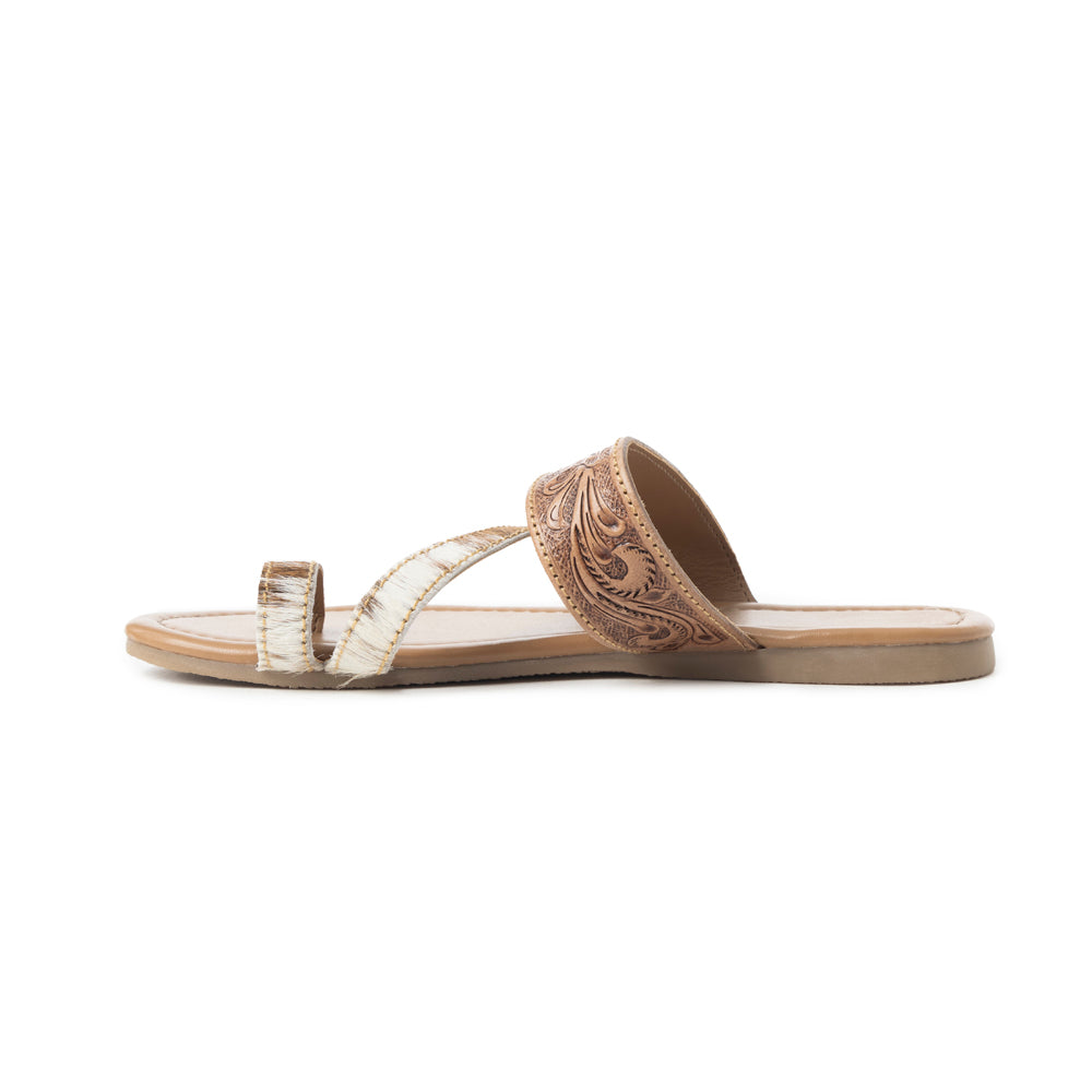 MYRA LACONIA TRAIL SANDALS IN BEIGE