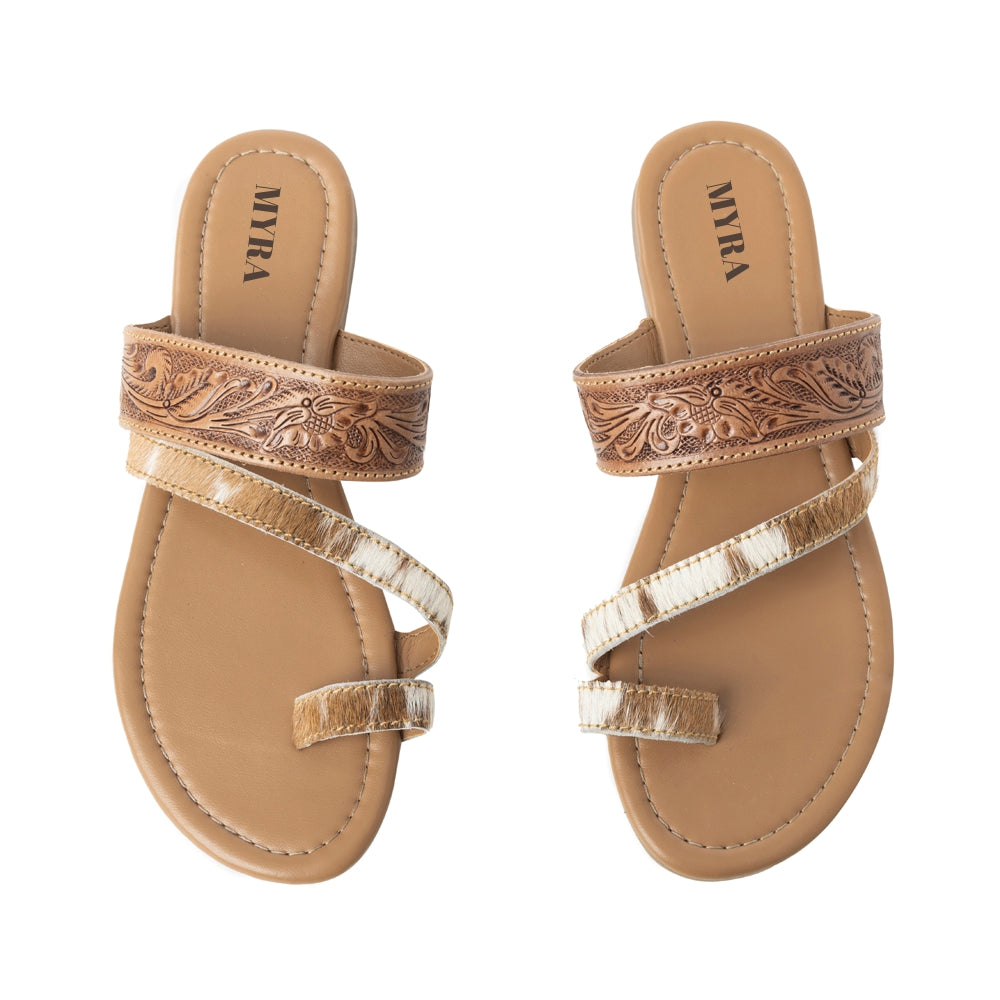 MYRA LACONIA TRAIL SANDALS IN BEIGE