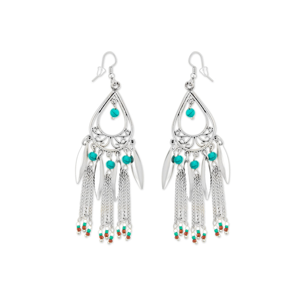 MYRA Tambour Silver Grace Earrings