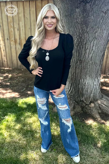 Sterling Kreek Something Classy Top (Black)