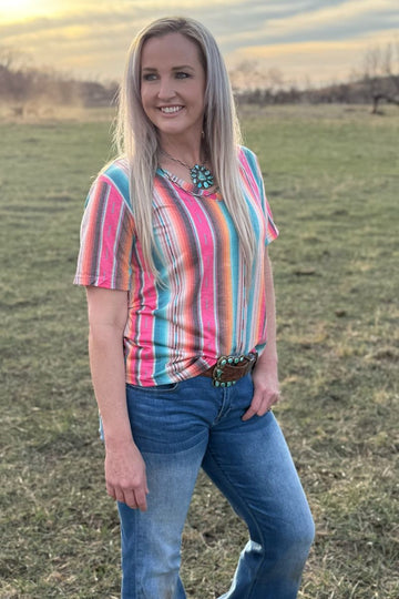 Sterling Kreek Summer Serape City Top