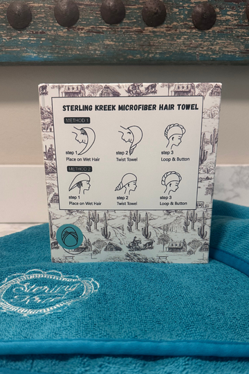 Sterling Kreek Microfiber Hair Towel