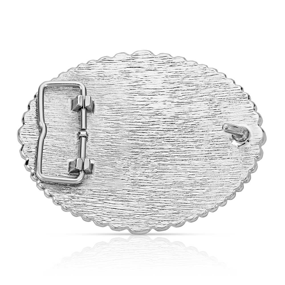 "Tri Color Cowboy Up" Montana Silversmiths Attitudes Collection Belt Buckle