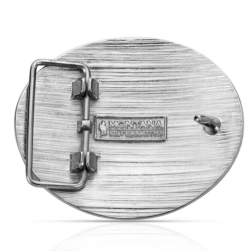 "Christian Cowboy" Montana Silversmiths Attitudes Collection Belt Buckle