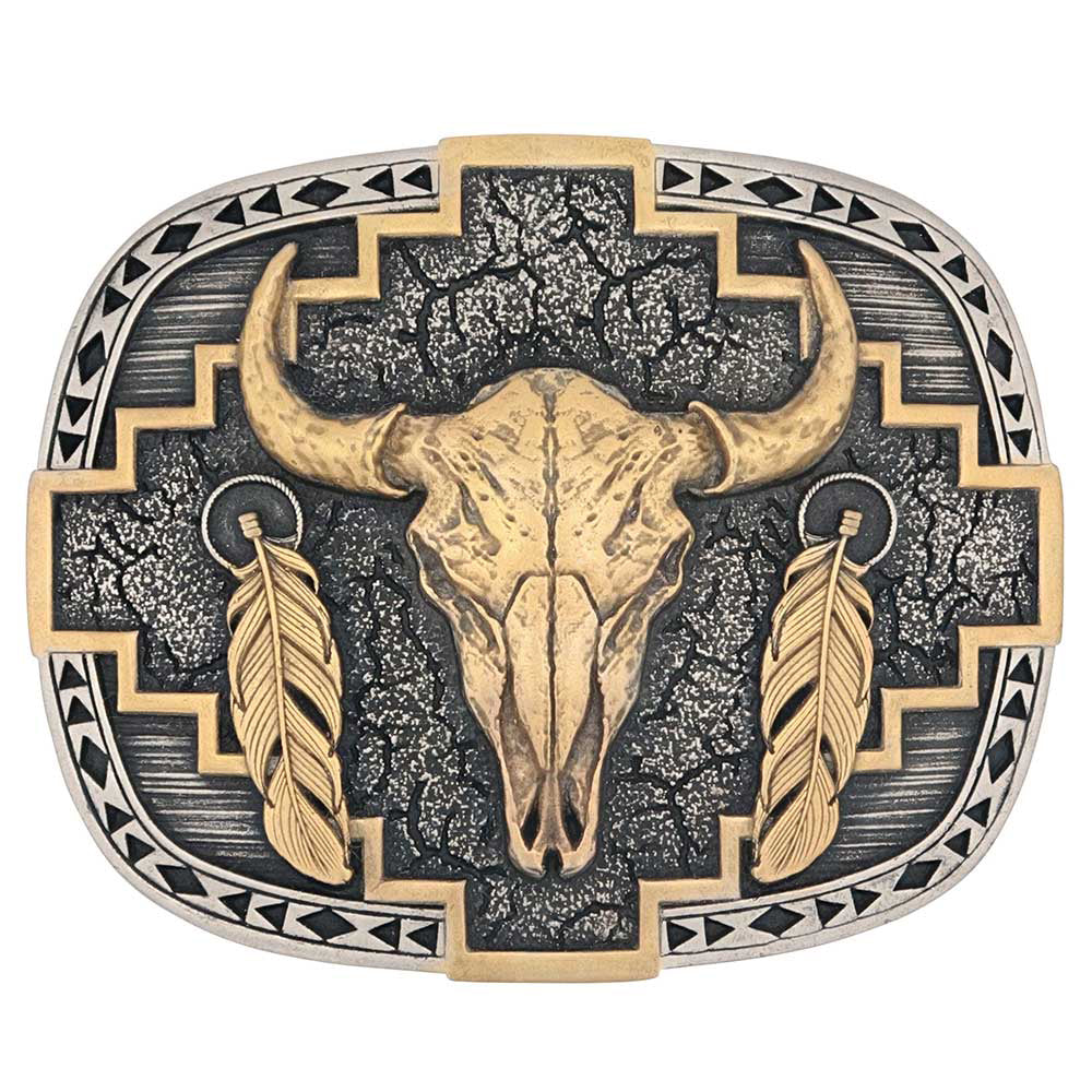"Southwest Abundance" Montana Silversmiths Attitudes Collection Belt Buckle