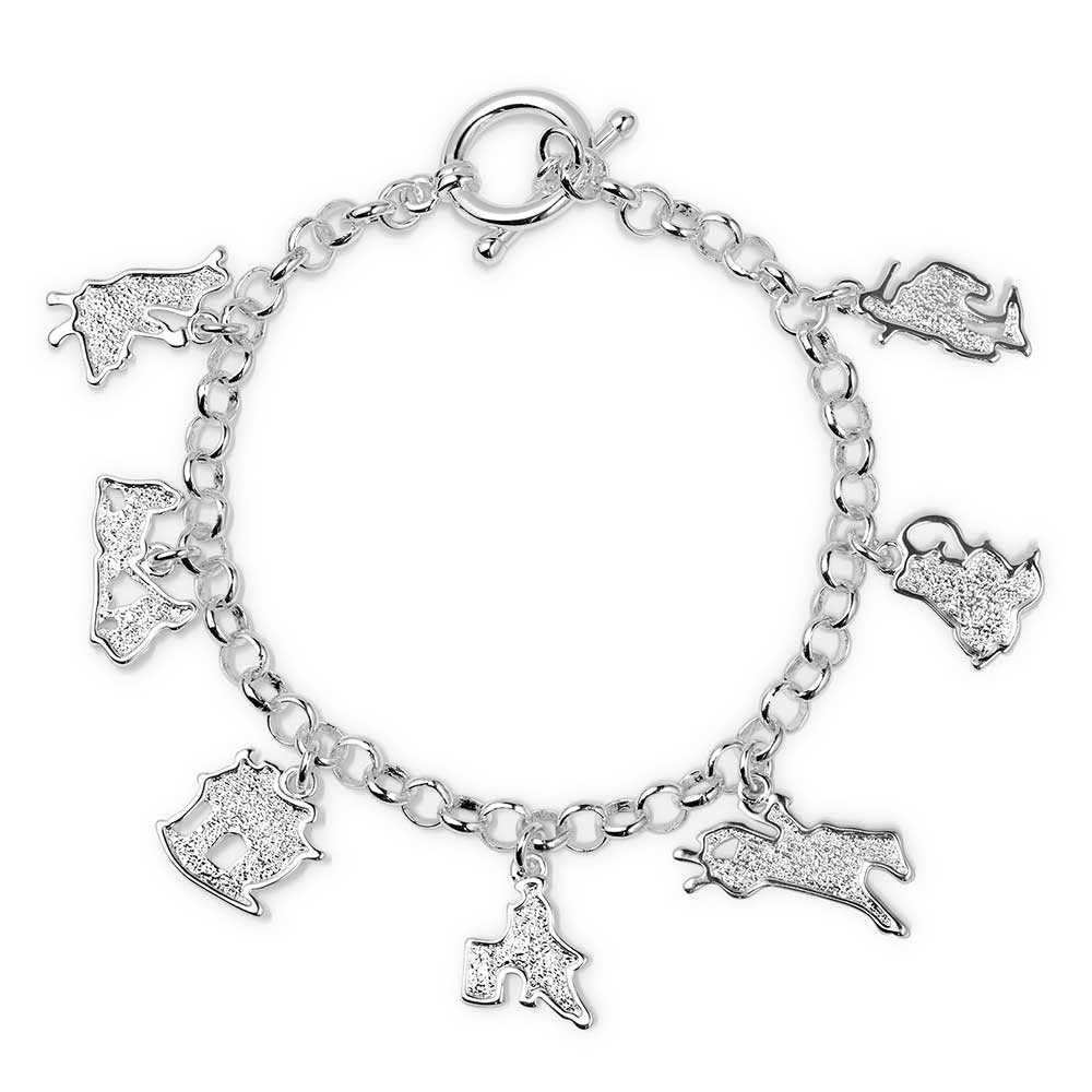 Charms of Champions Rodeo Bracelet - Montana Silversmiths