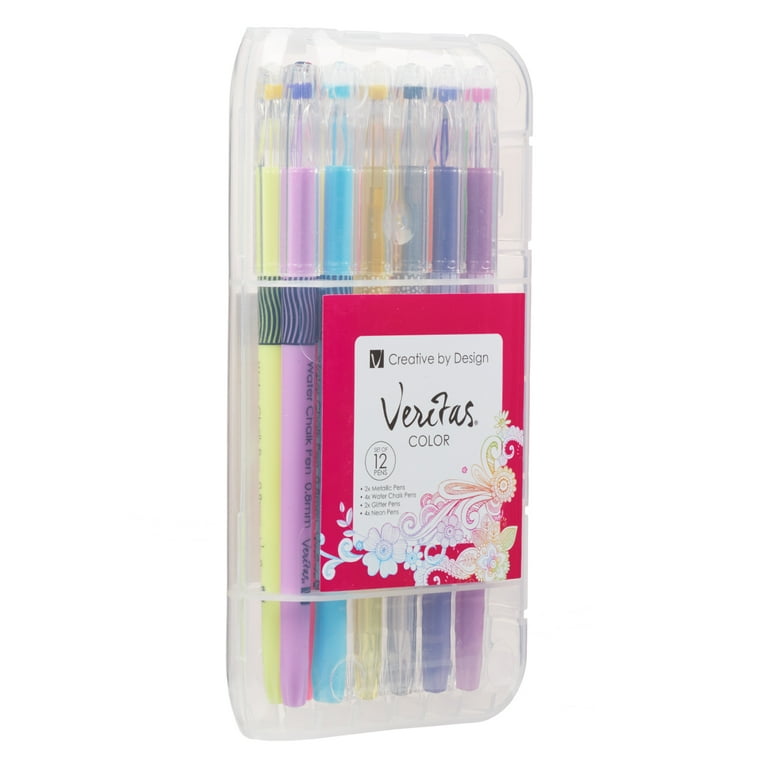 Veritas Assorted Gel Pen Set 12 Piece