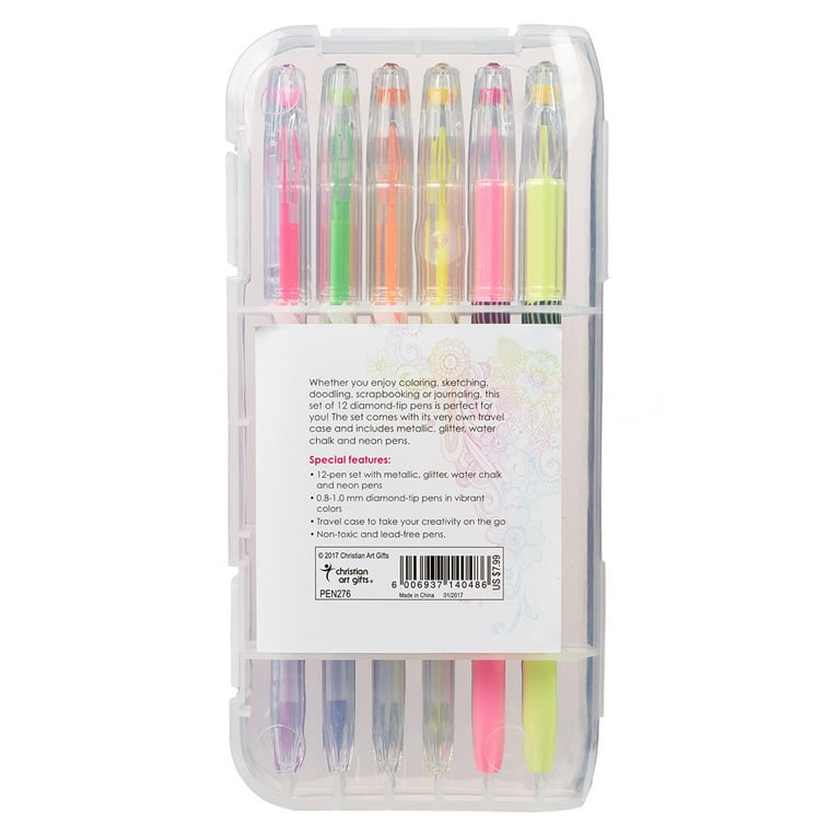 Veritas Assorted Gel Pen Set 12 Piece