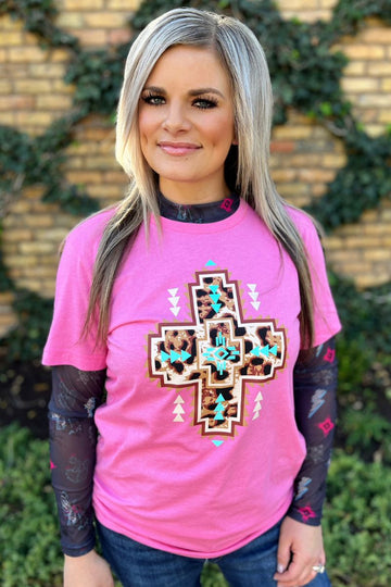 Sterling Kreek Kitty Cross Tee
