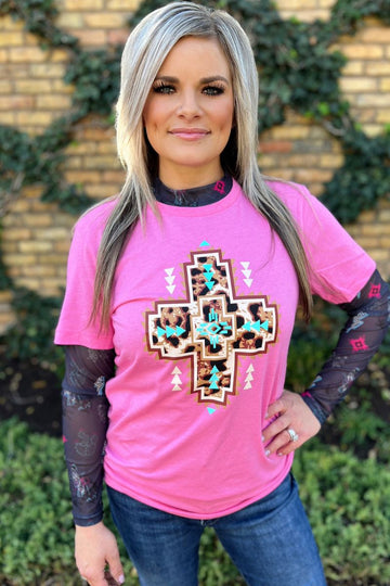 Sterling Kreek Kitty Cross Tee