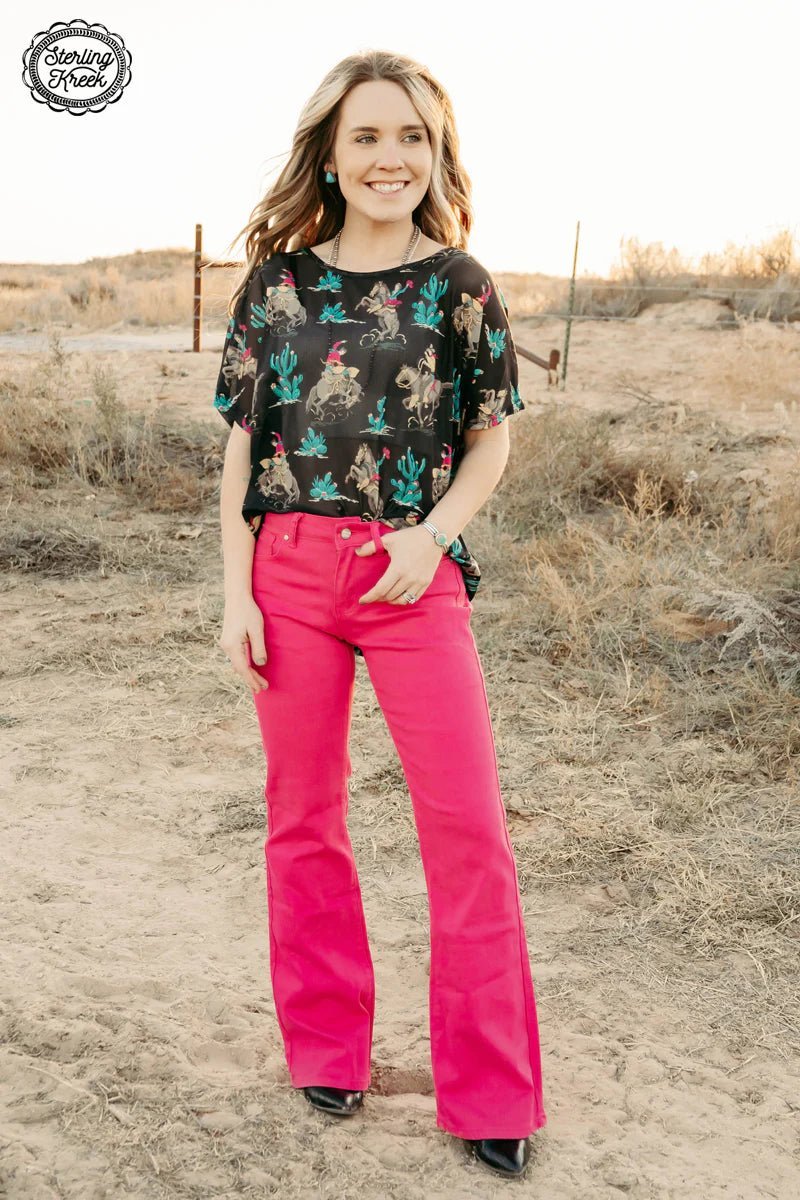 STERLING KREEK WALKING WEST DENIM PINK (LONG)
