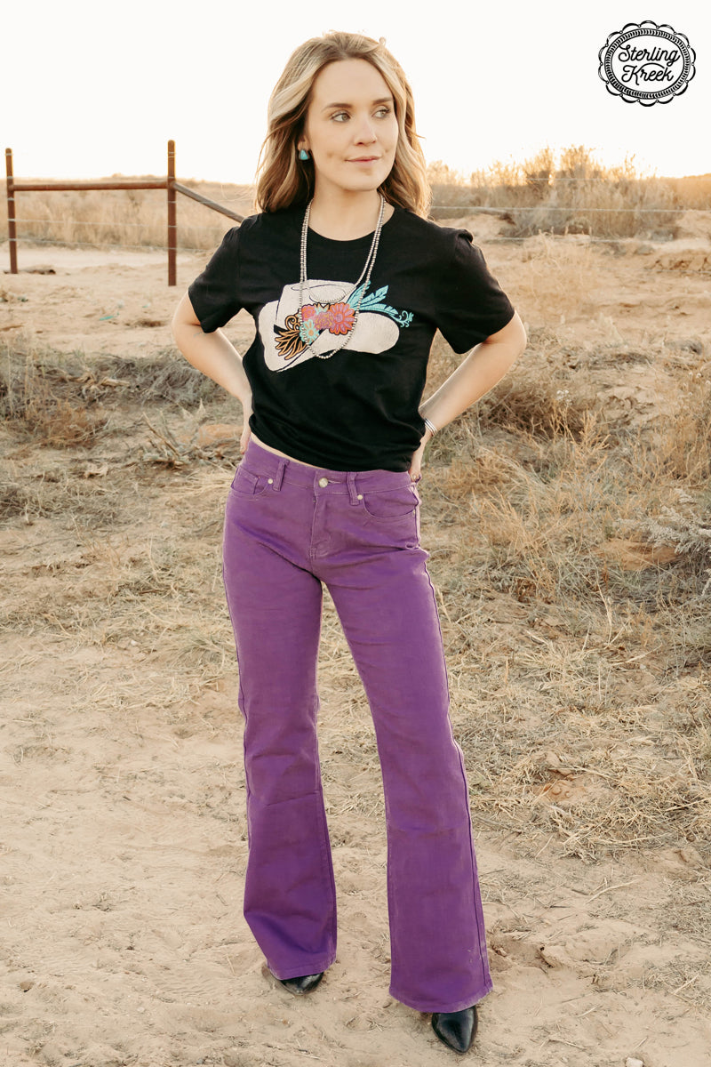 Sterling Kreek Walking West Denim Jeans (Purple)