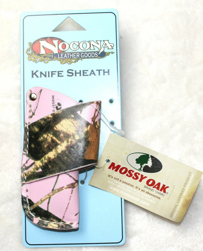 Nocona Women's Knife Sheath Mossy Oak Camo Hunting Cowgirl (Small 4 x 1 5/8 in)