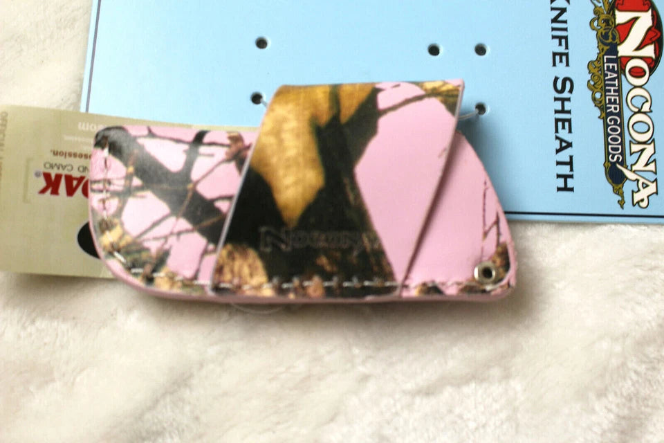 Nocona Women's Knife Sheath Mossy Oak Camo Hunting Cowgirl (Small 4 x 1 5/8 in)