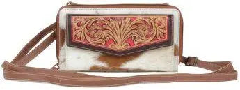 MYRA Exclusion Women’s Leather RFID Crossbody Wallet