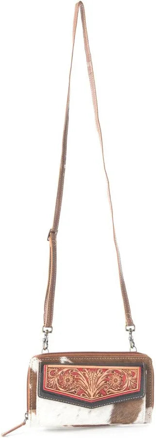 MYRA Exclusion Women’s Leather RFID Crossbody Wallet