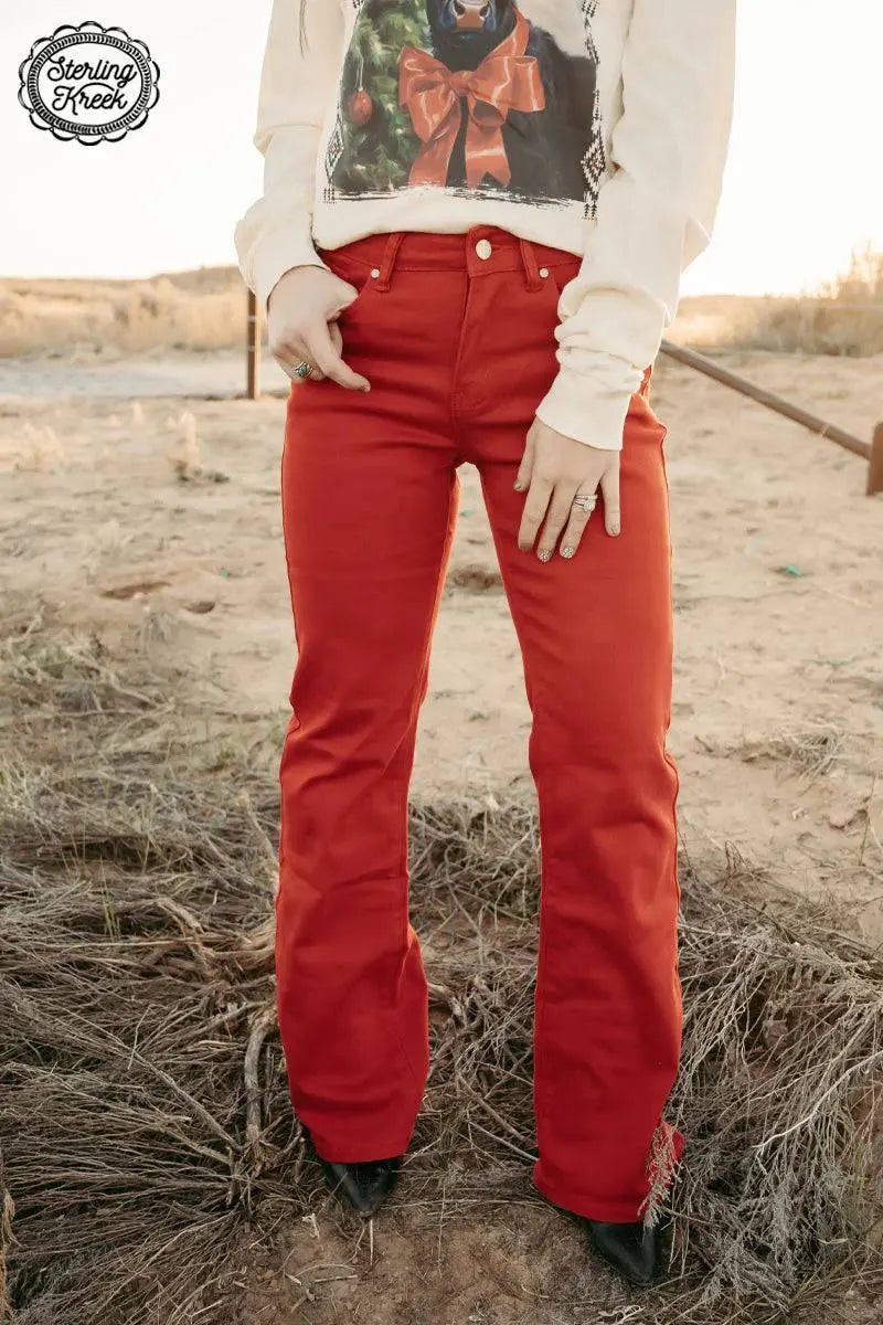 STERLING KREEK WALKING WEST DENIM RED (LONG)