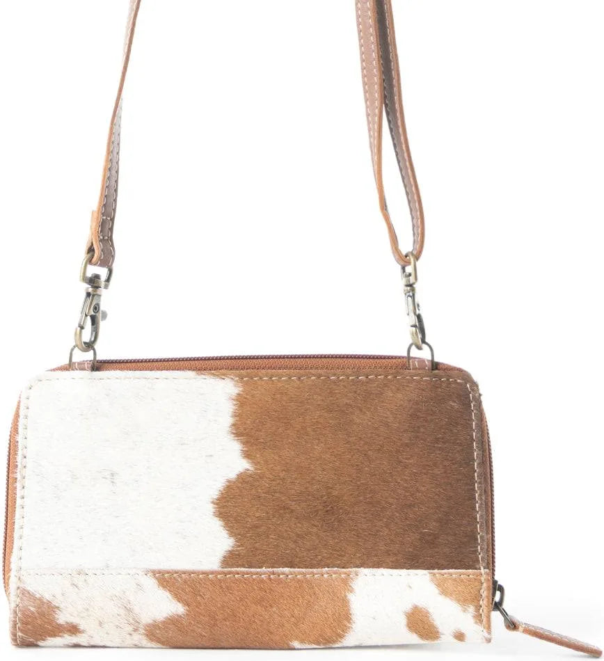 MYRA Exclusion Women’s Leather RFID Crossbody Wallet