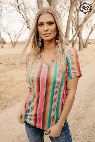 Sterling Kreek Summer Serape City Top